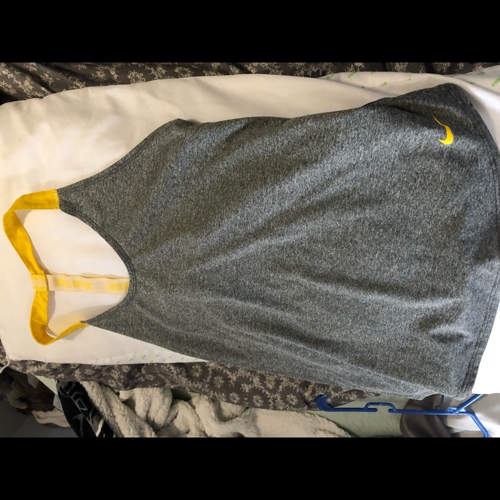 Nike tank top with just do it straps